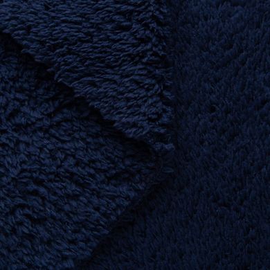 Ткань Махра Темно синяя, Велсофт, опт от рулона купить